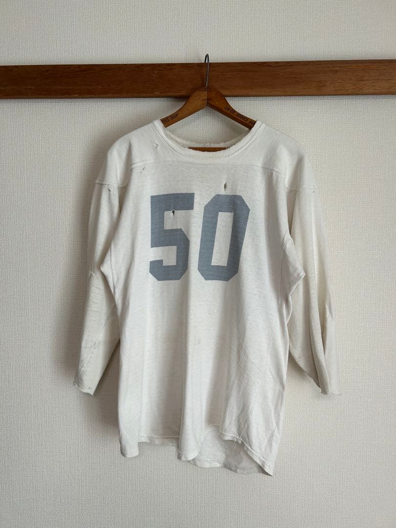 フットボールt 50年代 50s ヴィンテージ サイズL vintage