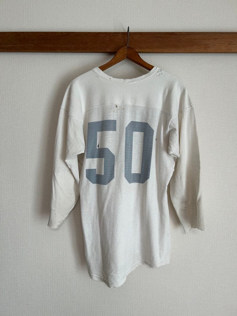 フットボールt 50年代 50s ヴィンテージ サイズL vintage