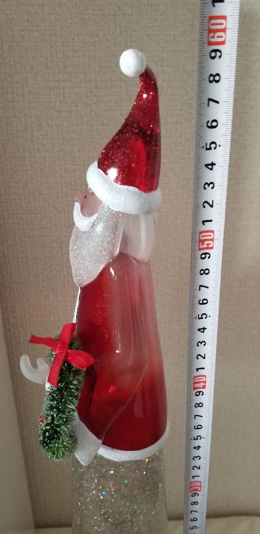 訳あり未使用　代官山セレクトショップ購入特大サンタクロー X'masスノードーム