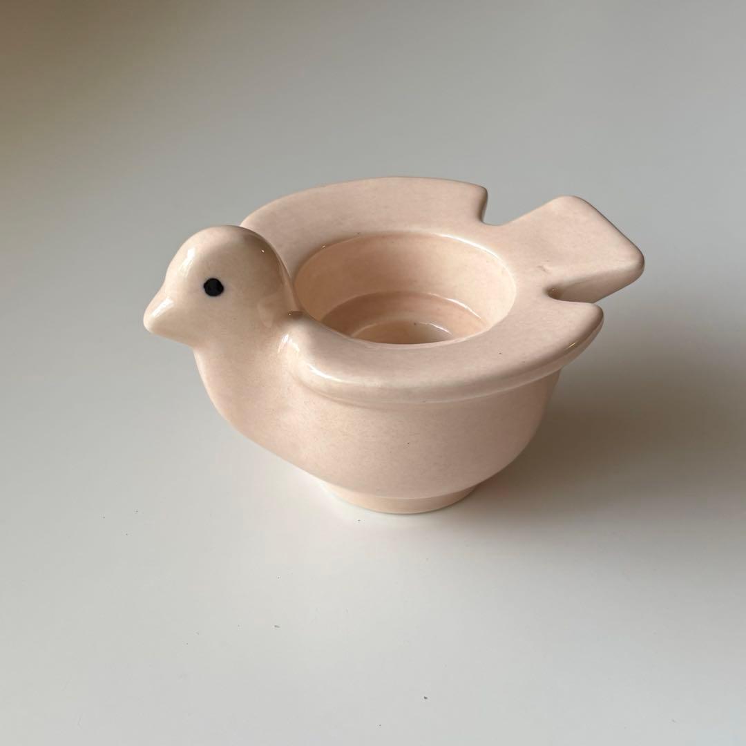 【希少ピンク】LisaLarson・Egg cup