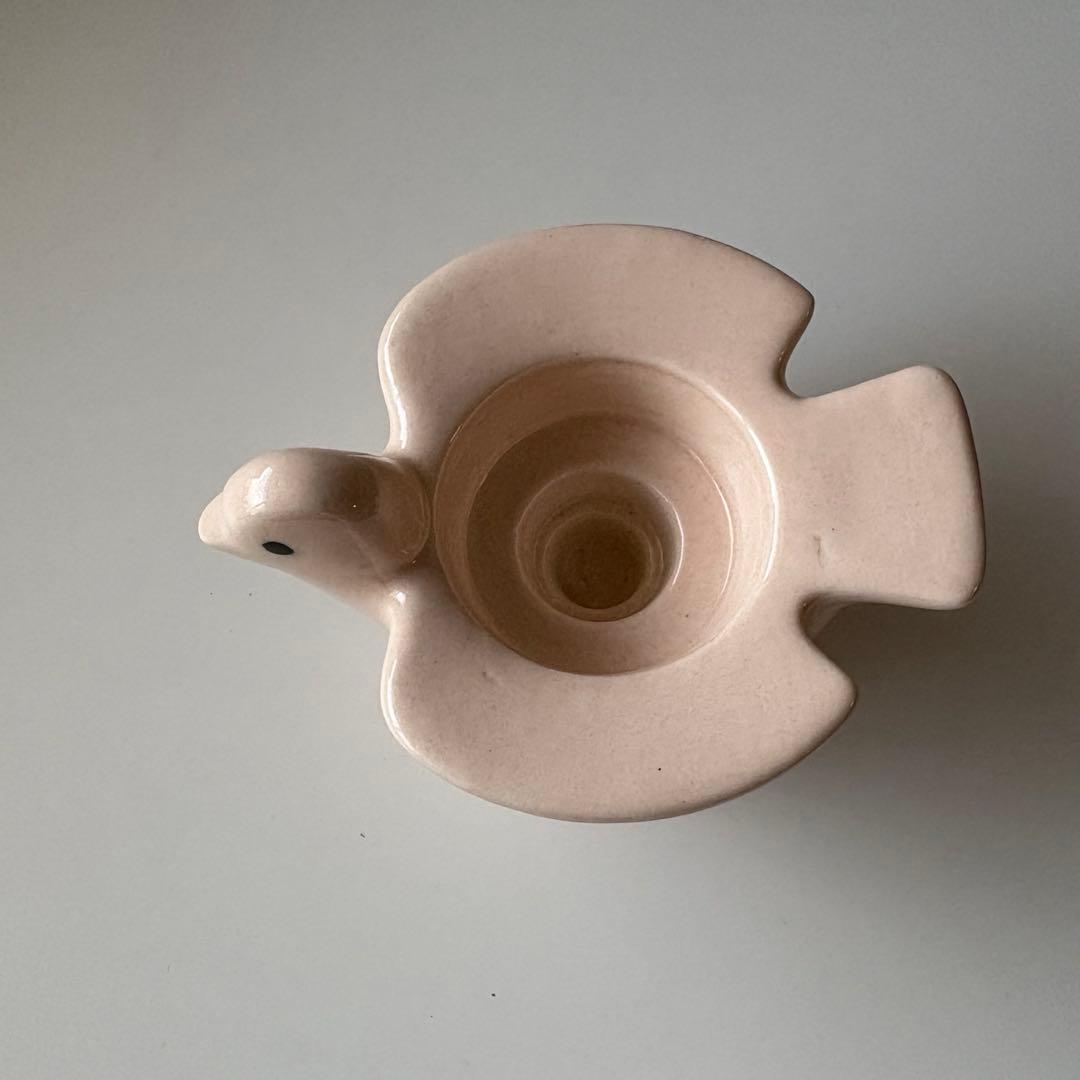 【希少ピンク】LisaLarson・Egg cup