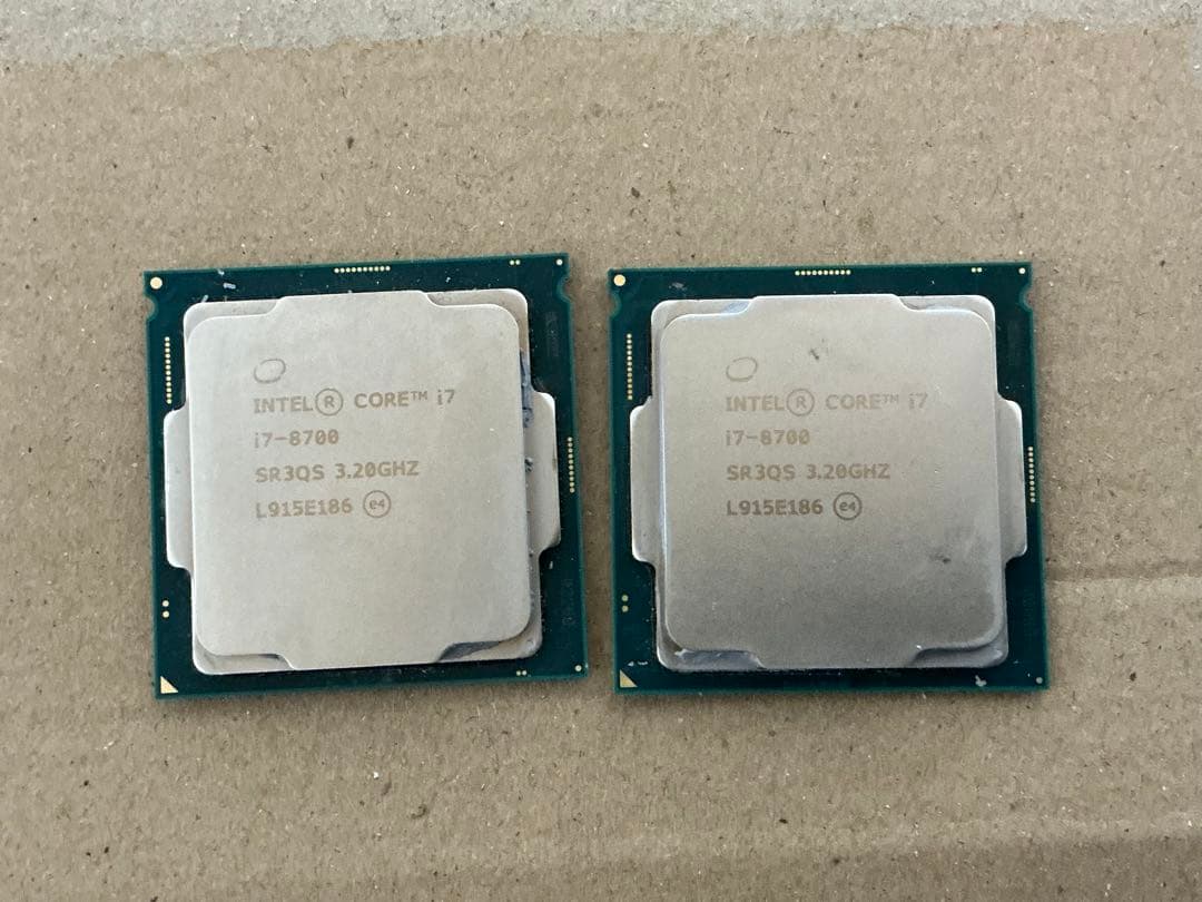 Intel Core i7-8700★SR3QS ★2個セット