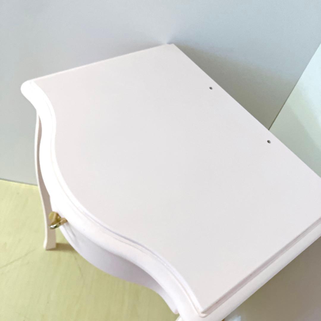 アンティーク調　ロココ調　ドレッサー　コンソール　ピンク　電源付き