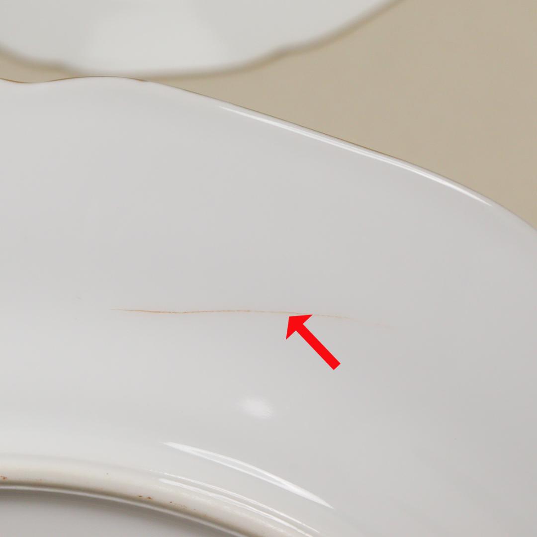 オールドノリタケ 手描き色図変りプレートセット 6枚 22cm