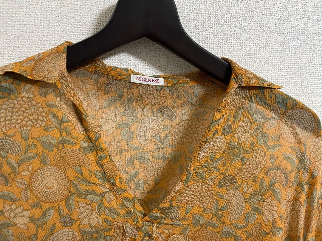 トップス NICENESS MADAN YELLOW 25SS