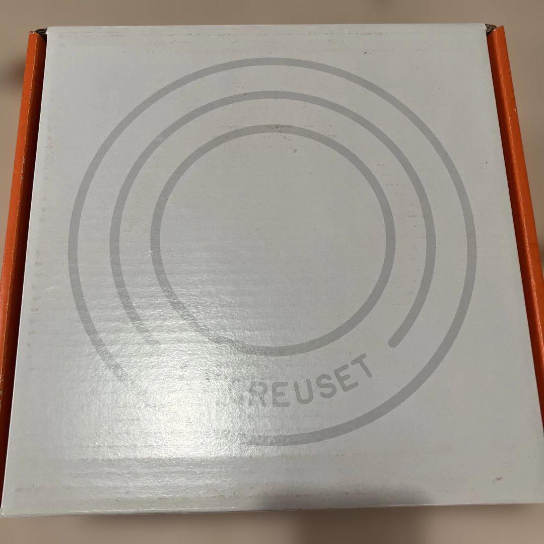 新品未使用＊ルクルーゼ/シグニチャー・ココット パンプキン24cm シャンブレー