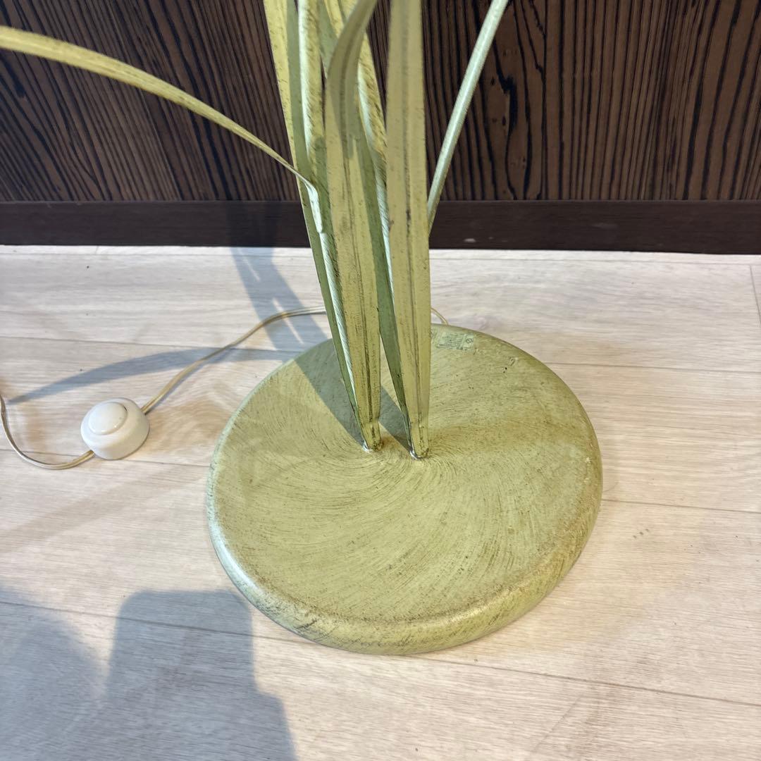 キシマ　フロアランプ　スタンドライト　フラワー　アンティーク風