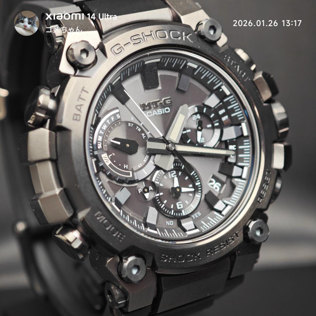 【美品】カシオ G-SHOCK　MTG-B3000B-1AJF　保証付き