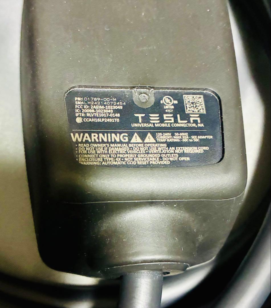 【新品未使用】テスラ モバイルコネクター GEN II