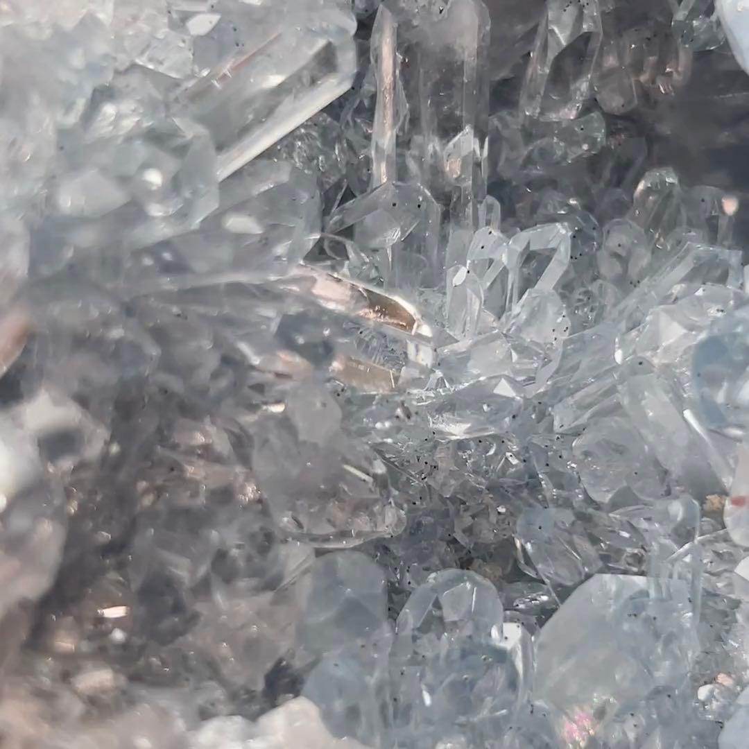 天然石 秘蔵＆美麗品 セレスタイト クラスター EXグレード