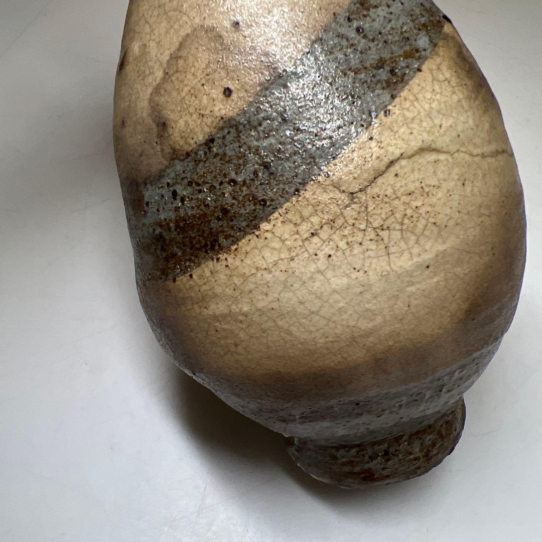 古代　鶏龍山　徳利　木箱付　高さ15.7㎝　東Y7-1226☆2Fトヒコ