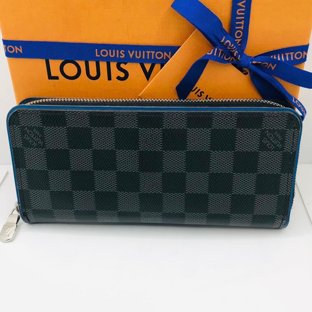ルイヴィトン✨ダミエ グラフィット ジッピーウォレット ヴェルティカル 長財布