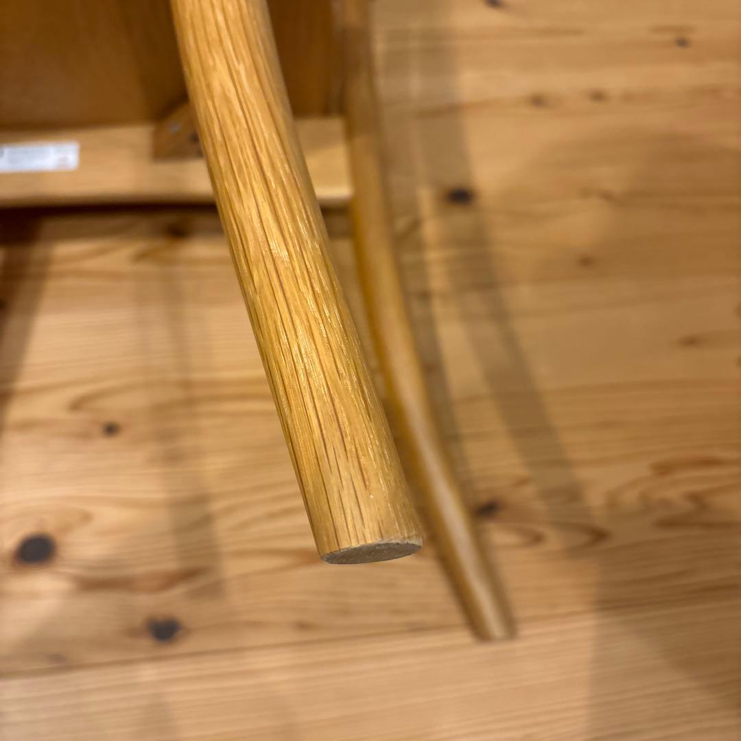 ［かつぼん］飛騨産業　クレセント　SG261A 天然木アームチェア