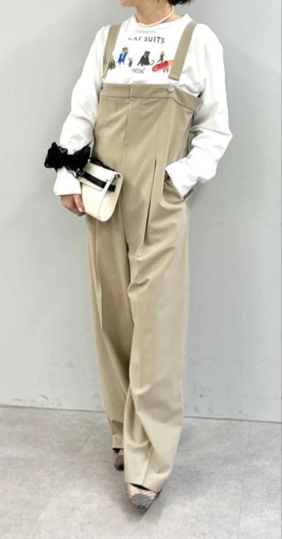 新品タグ付き　ウィムガゼット　平織オーバーオール