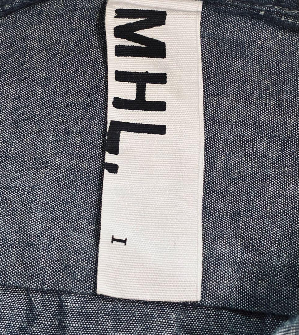 MHL. リネン混コットン　プルオーバー　日本製