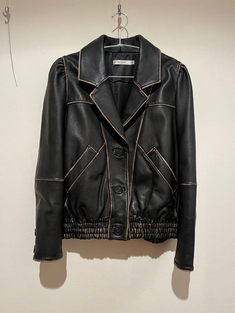 moussy AGED LEATHER ブルゾン