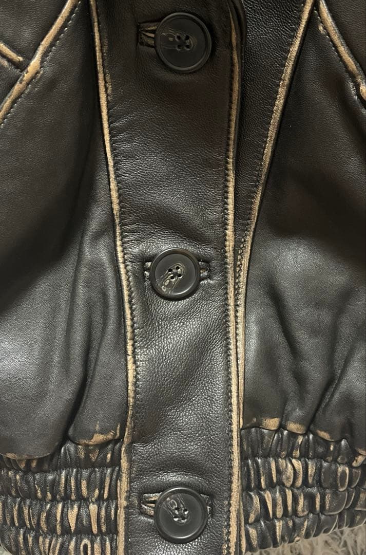 moussy AGED LEATHER ブルゾン