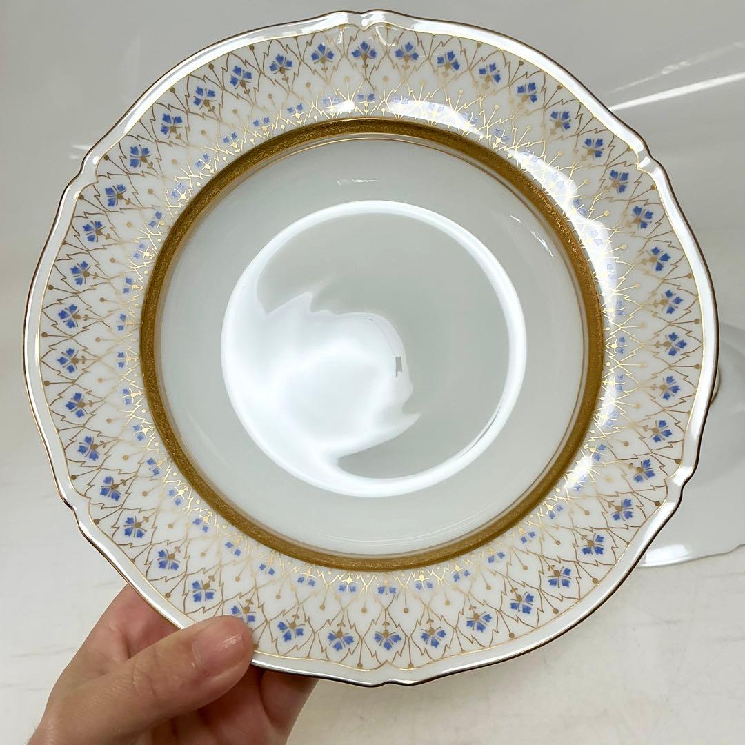 大倉陶園　スイートメモリー　スーププレート　ディナープレート　金彩金蝕