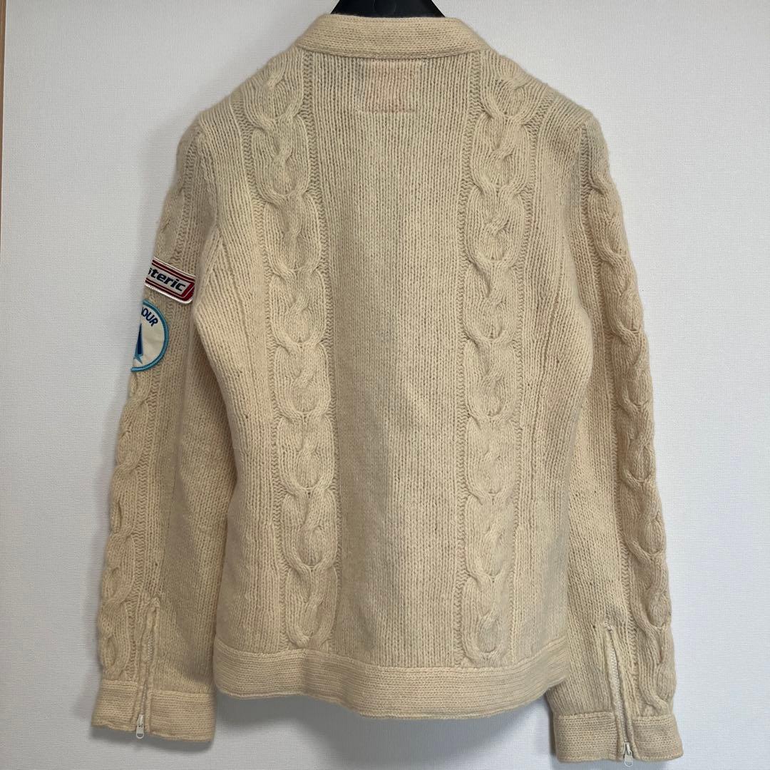 美品　hysteric glamor ライダースニット　ヒステリック