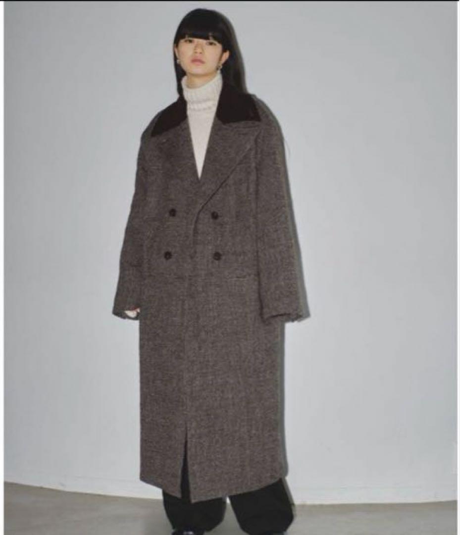 TODAYFUL ダブルカラーツイードコート 36inch