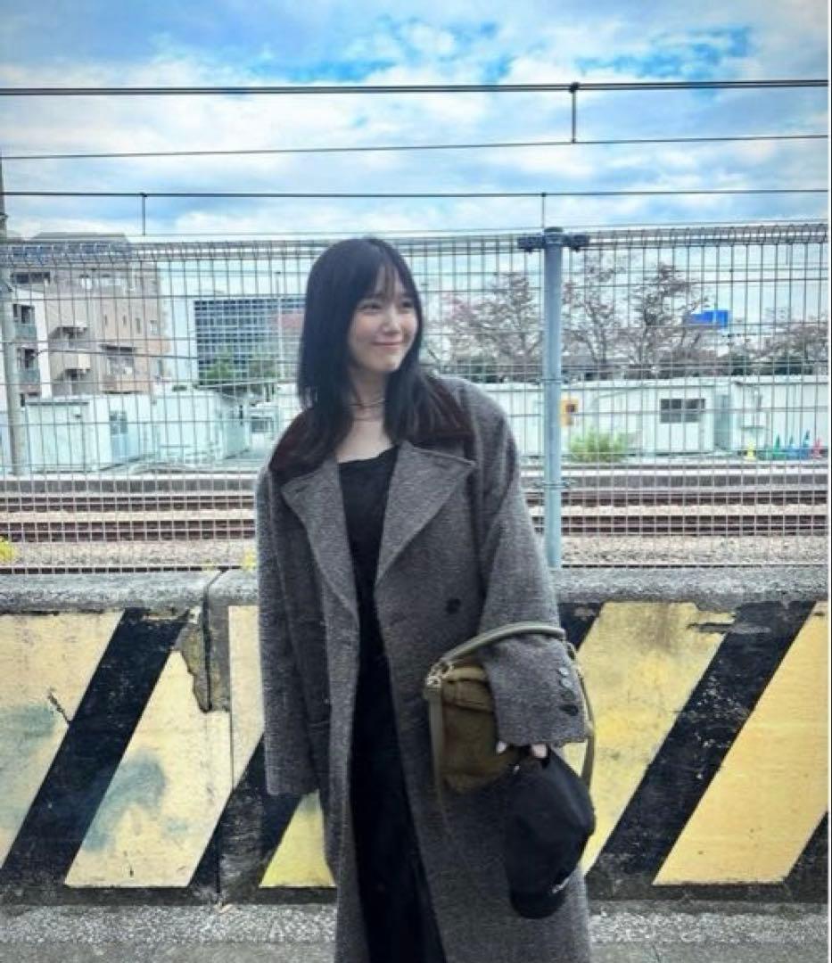 TODAYFUL ダブルカラーツイードコート 36inch