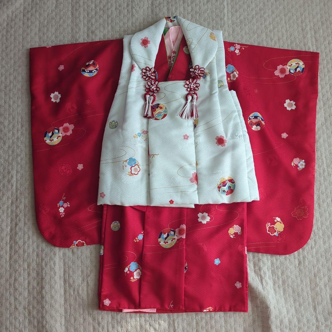 七五三　着物　三歳　古典柄　アンティーク