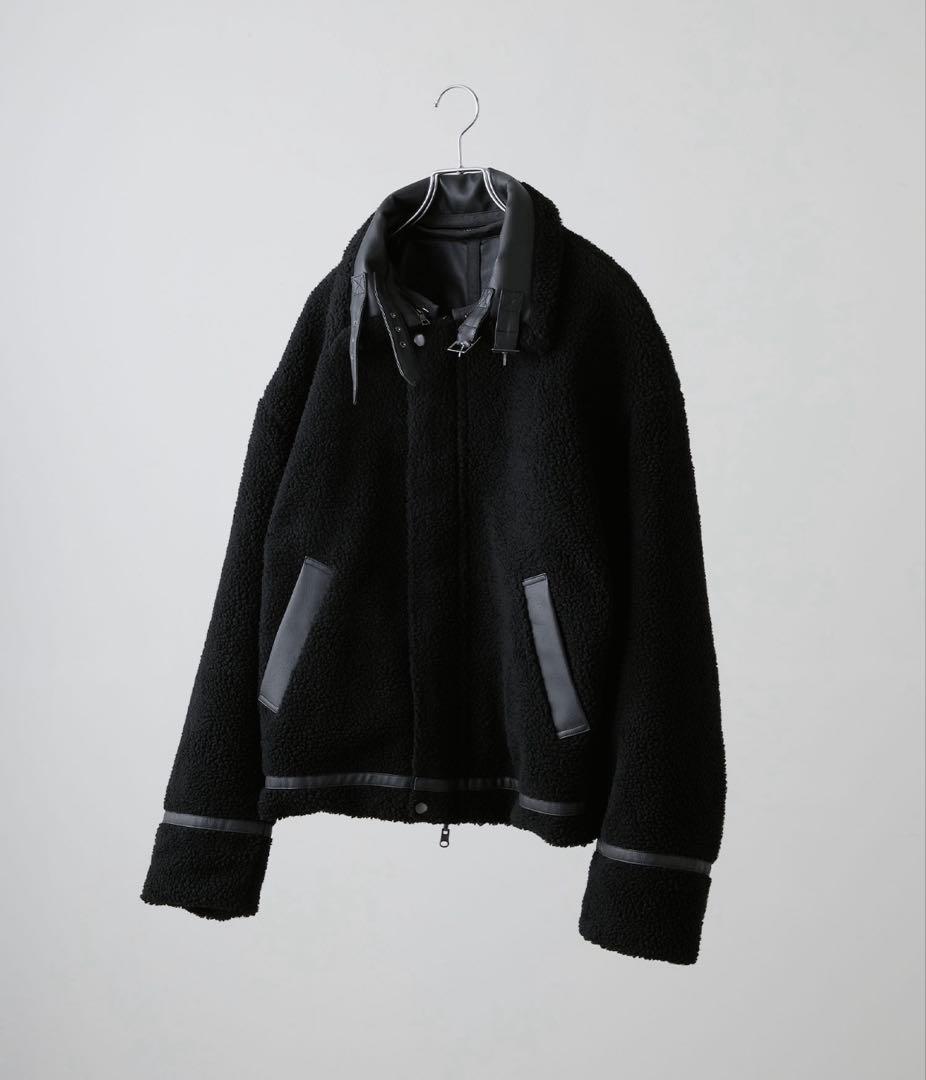 CLEL 4way リバーシブルフェイクシアリングジャケット