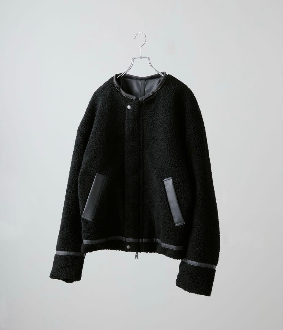 CLEL 4way リバーシブルフェイクシアリングジャケット
