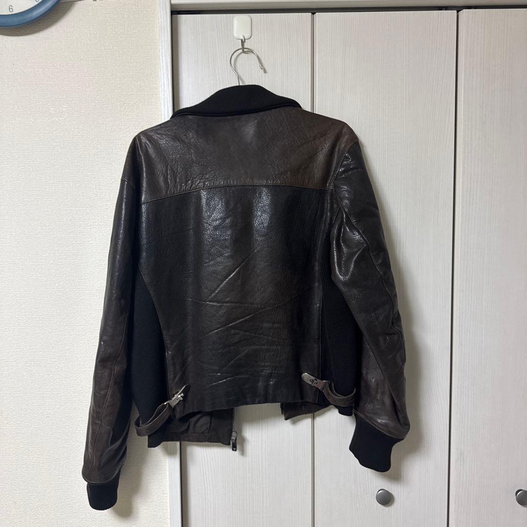 Emporio armani レザージャケット