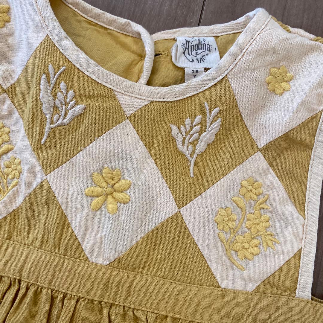 ワンピース Apolina Bibi Panelled Pinafore 3-5y