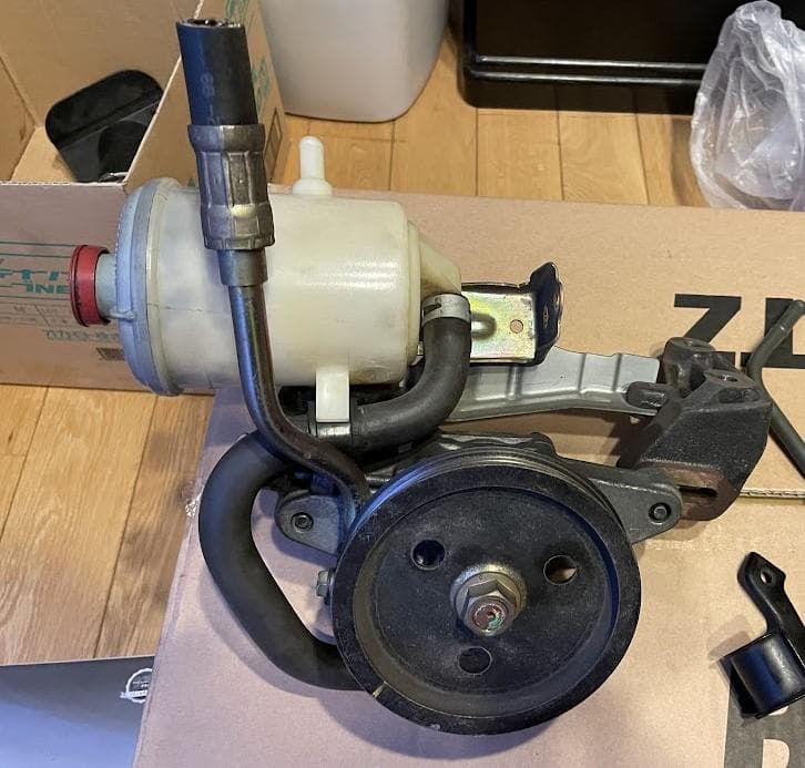 【実働外し】シビックTYPE-R(EK9) パワステポンプ他配管