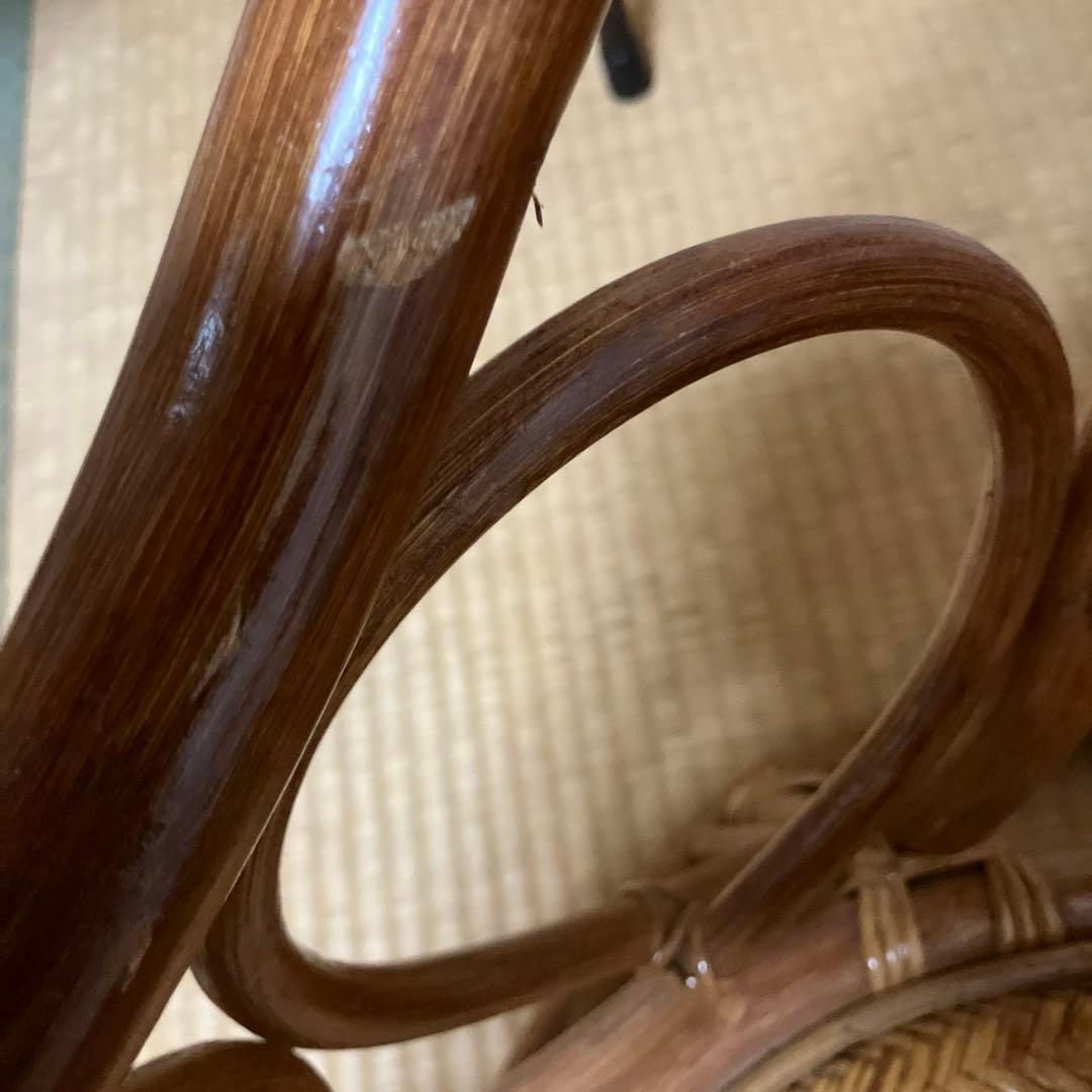 たのメル便　ラタン家具　高座椅子　籐座椅子