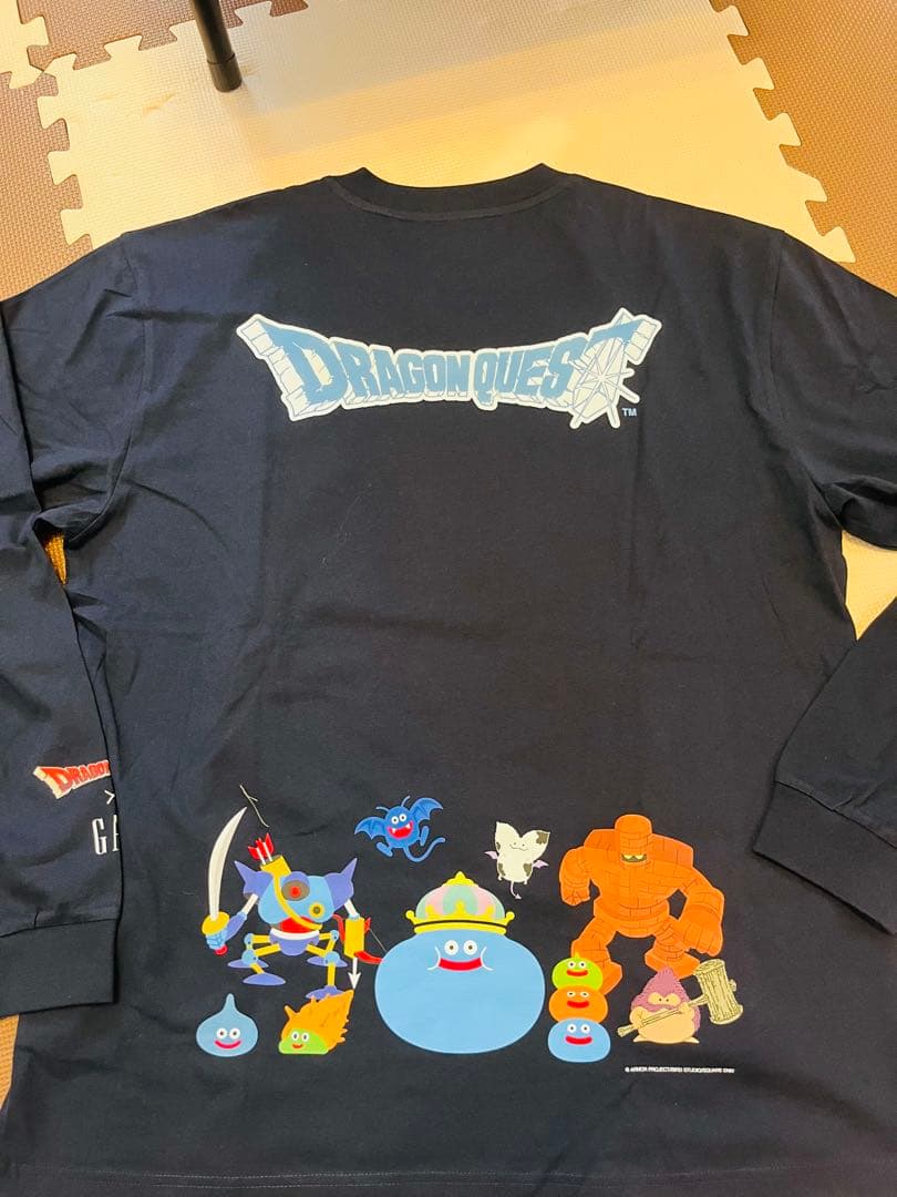 【新品】GAP×ドラゴンクエスト コラボロンT スライム ブラック