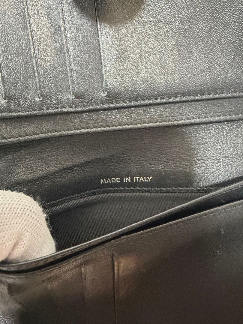 本日のみ値下げ　CHANEL エナメル マトラッセ 二つ折り財布 ブラック