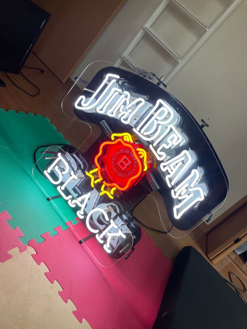 希少！　ジム・ビーム　ネオンライト看板