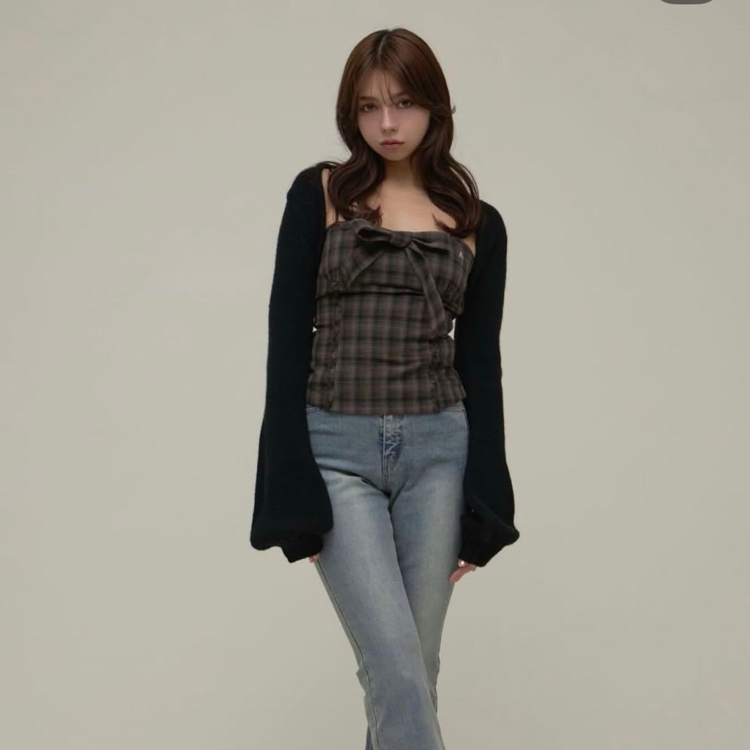 アンドマリー Andmary Tyla ribbon set tops トップス