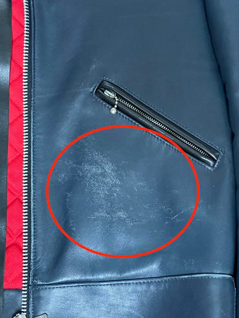 Lewis Leathers スーパースポーツマン ホース 40 ネイビー