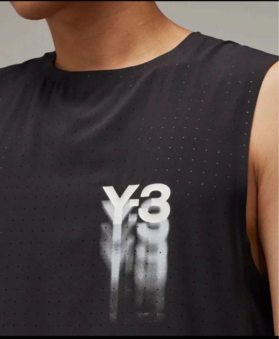 新品　Y-3 M RUN TANK ブラック