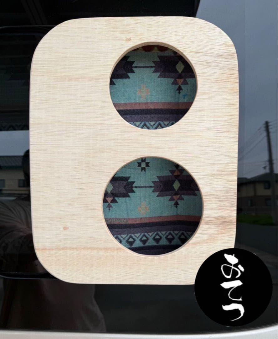 エコフローWAVE2 運転席側小窓用ダクトパネル クリア塗装