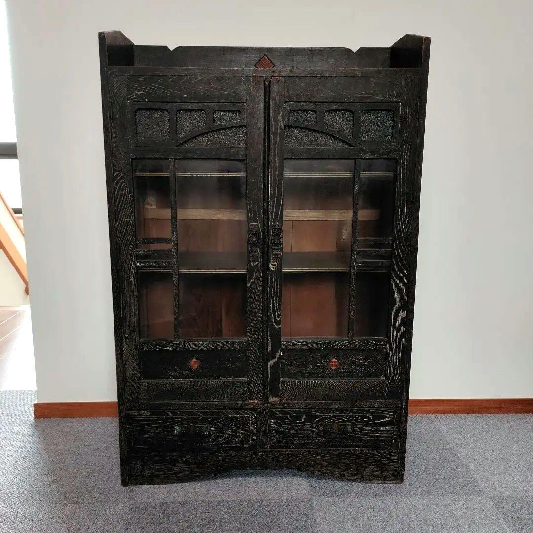 昭和レトロ 大正ロマン 収納棚 本棚 家具 ヴィンテージ・アンティーク調