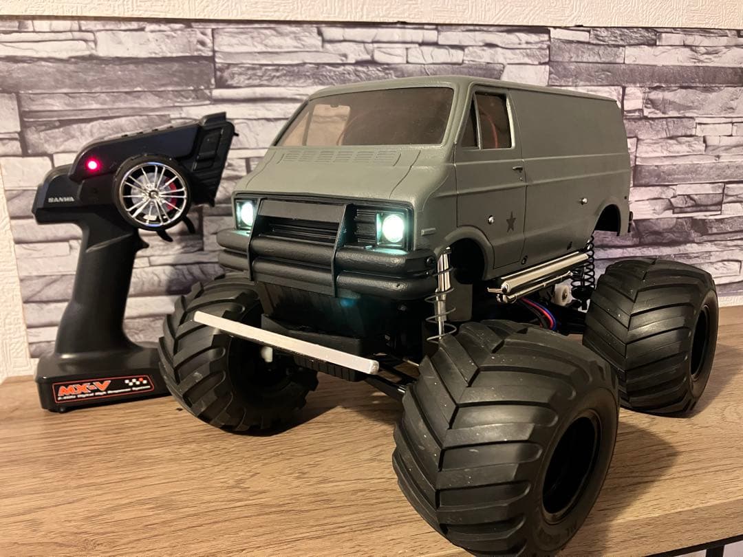 TAMIYA ランチボックス　遊び心ミリタリー風　CW-01シャーシ