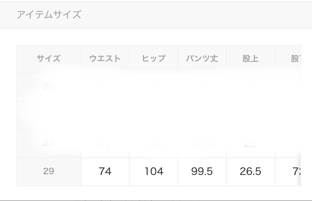 Spick&Span 5 1/2 STRAIGHT FITDENIM サイズ29