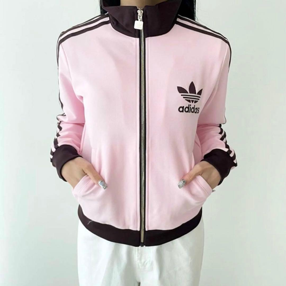 激レア　adidas アディダス　ベッケンバウアー トラックトップ クリアピンク