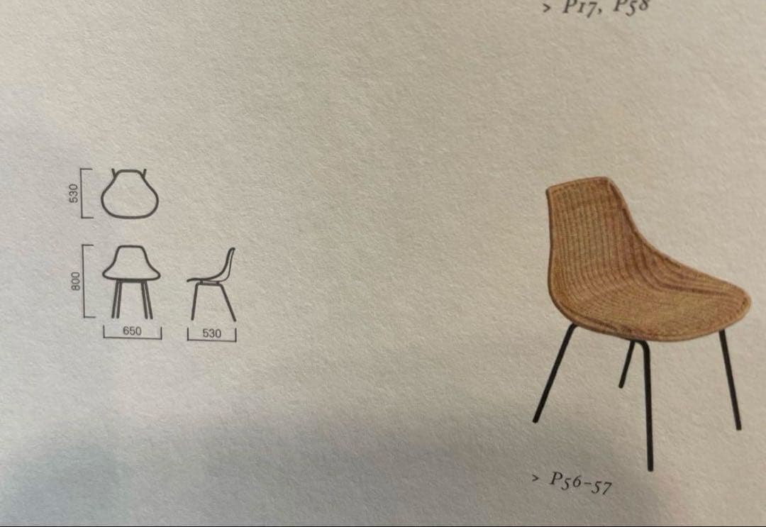 【美品】 IDEE Barbas CHAIR バーバス チェア ⭐︎廃番モデル