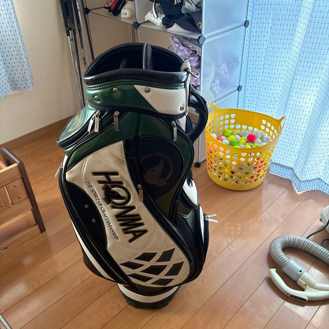 HONMA キャディバッグ 緑・白