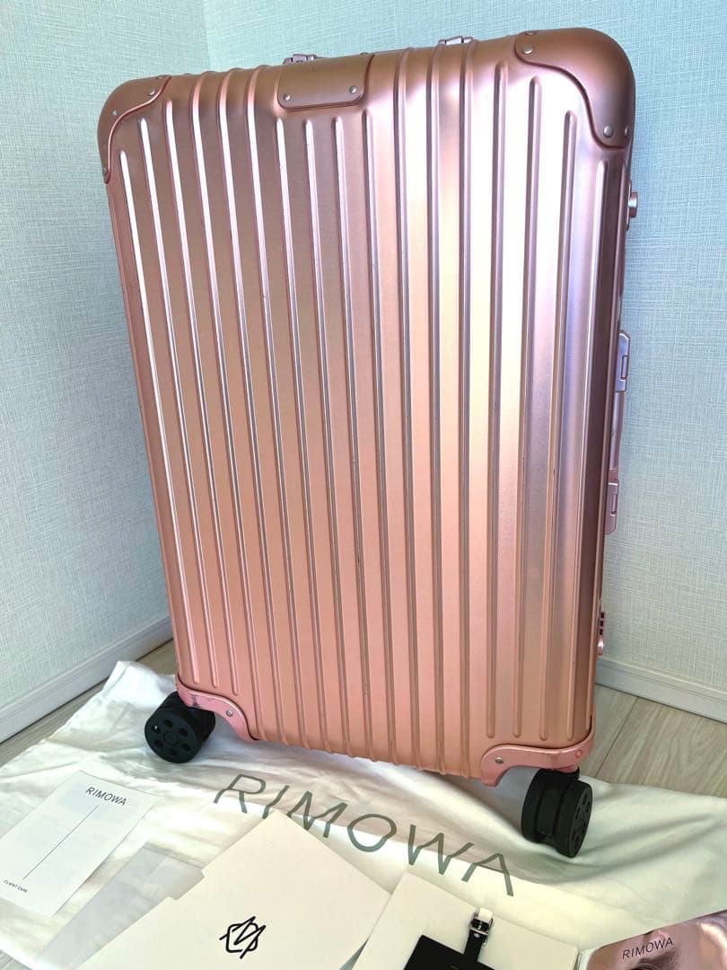 RIMOWA オリジナル　チェックインM 2022年限定カラー クォーツ　ピンク