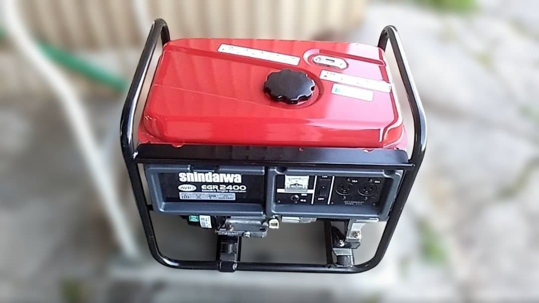 【極美品】やまびこ 新ダイワ shindaiwa EGR2400 ガソリン発電機