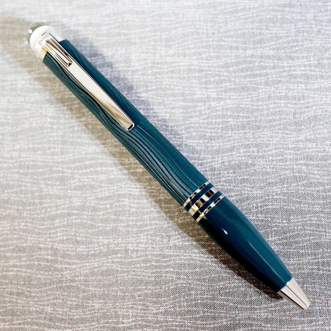 【レア 極美品】モンブラン ボールペン ポーラーグリーン スターウォーカー