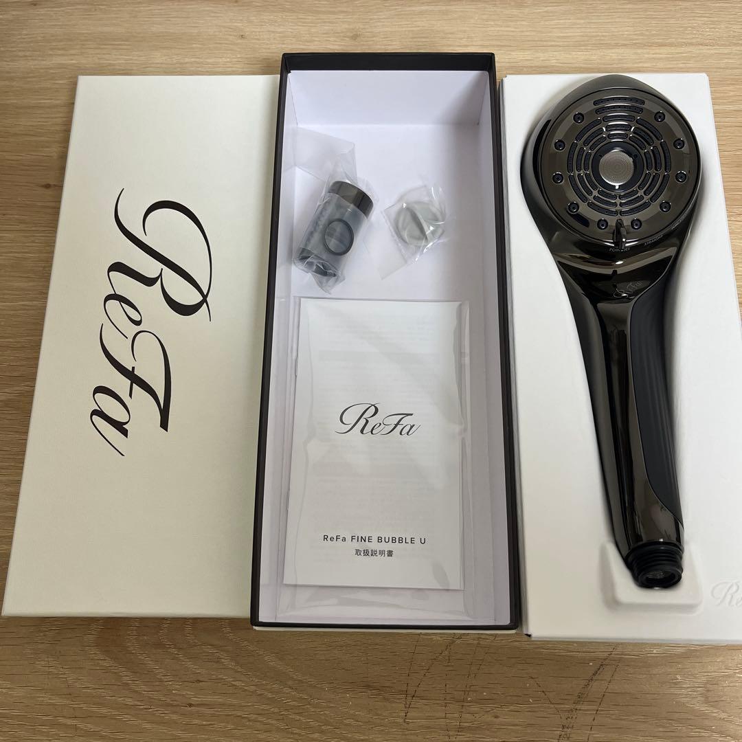 ReFa FINE BUBBLE U ブラック シャワーヘッド