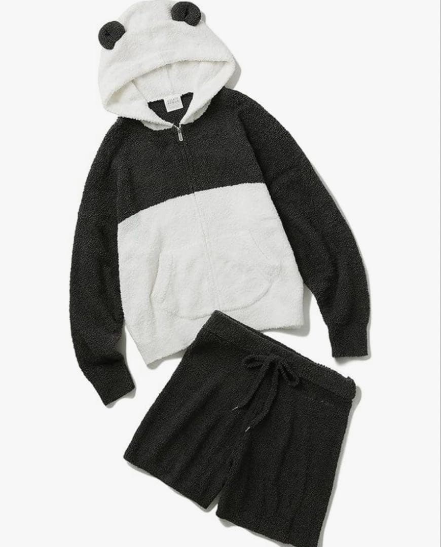 ジェラートピケ　ルームウェア　パンダ